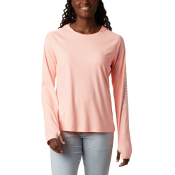 Columbia PFG Tidal Deflector, Sudaderas Con Capucha Rosas Para Mujer | 351290-OND